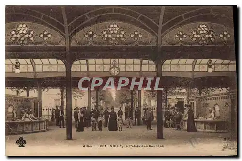 Cartes postales Vichy le Palais des Sources