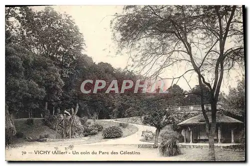 Ansichtskarte AK Vichy Allier Un coin du Parc des Celestins