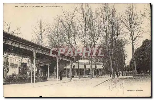 Ansichtskarte AK Vichy Le Parc et Galerie couverte