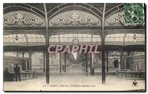 Cartes postales Vichy Interieur du Palais des Sources