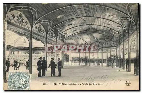 Cartes postales Vichy Interieur du Palais des Sources