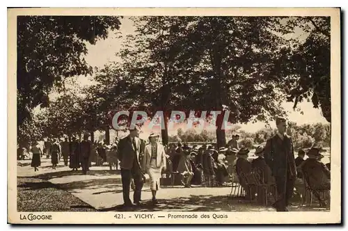 Ansichtskarte AK Vichy Promenade des Quais