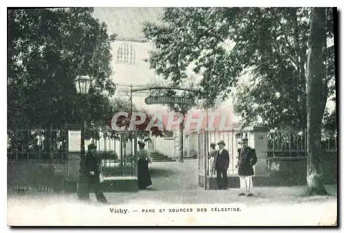 Cartes postales Vichy Parc et Sources des Celestins