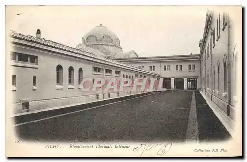 Cartes postales Vichy Etablissement Thermal Interieur