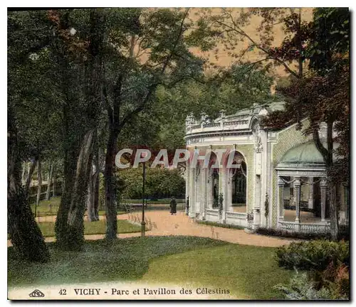 Cartes postales Vichy Parc et Pavillon des Celestins