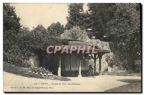 Cartes postales Vichy Grotte du Parc des Celestins