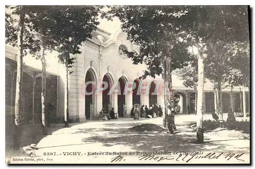 Cartes postales Vichy Entree du Salon de Repos Jardin de l'Hopital