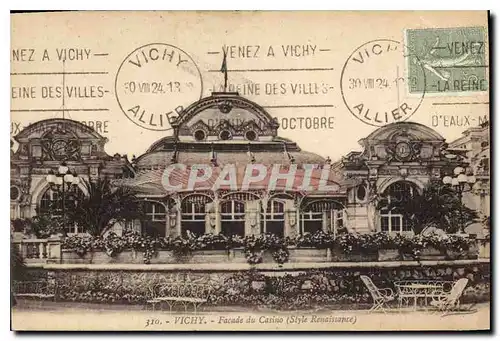 Cartes postales Vichy Facade du Casino