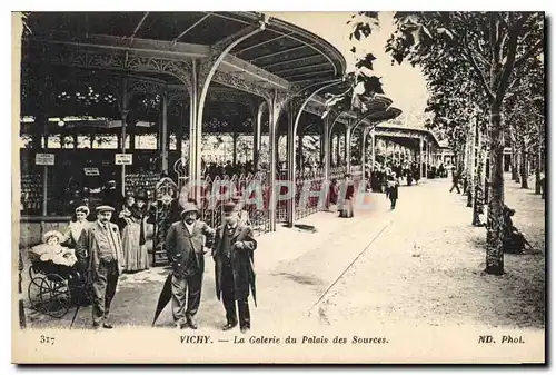 Ansichtskarte AK Vichy La Galerie du Palais des Sources