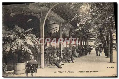 Cartes postales Vichy Allier Palais des Sources