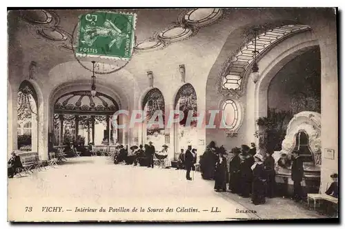 Cartes postales Vichy Interieur du Pavillon de la Source des Celestins
