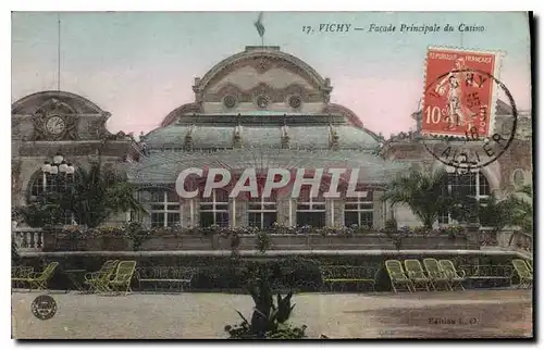 Ansichtskarte AK Vichy Facade Principale du Casino