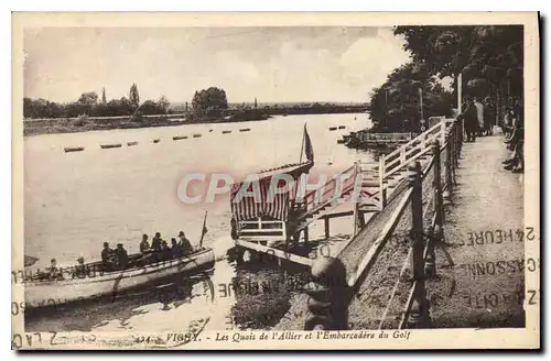 Ansichtskarte AK Vichy Les Quais de l'Allier et l'Embarcadere du Golf