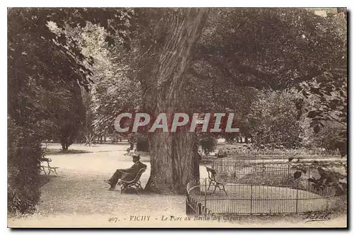 Ansichtskarte AK Vichy Le Parc au Bassin