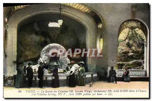 Cartes postales Vichy La Source des Celestins