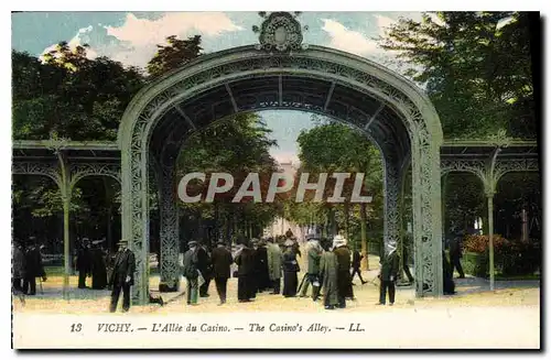 Cartes postales Vichy L'Allee du Casino