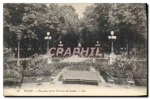 Cartes postales Vichy Vue prise de la Terrasse du Casino