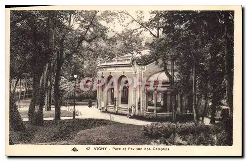 Cartes postales Vichy Parc et Pavillon des Celestins