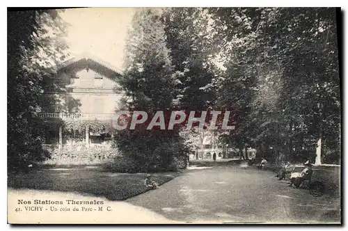 Ansichtskarte AK Nos Stations Thermales Vichy Un coin du Parc