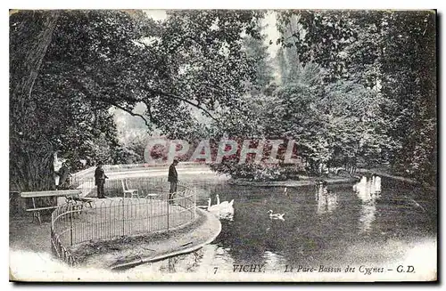 Cartes postales Vichy Le Parc des Cygnes