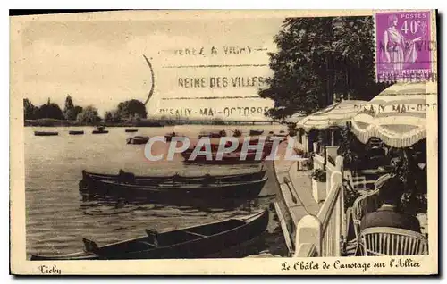 Cartes postales Vichy Le Chalet de Canotage sur l'Abllier