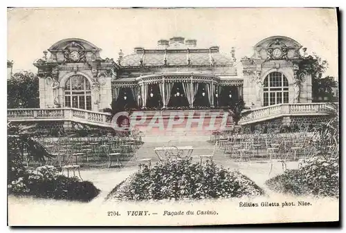 Cartes postales Vichy Facade du Casino