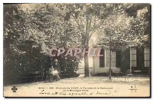 Ansichtskarte AK Environs de Vichy la Terrasse et le Restaurant de la Montagne Verte