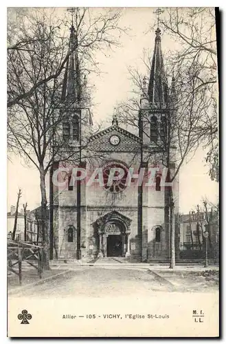 Cartes postales Vichy L'Eglise St Louis