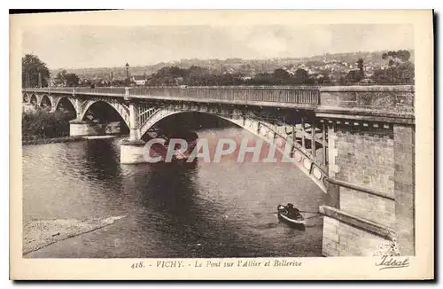 Cartes postales Vichy Le Pont sur l'Allier et Bellerive