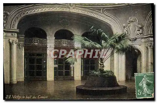 Cartes postales Vichy Le Hall du Casino