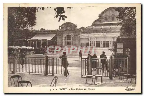 Cartes postales Vichy Une entree du Casino