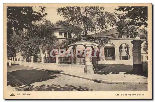 Cartes postales Vichy Les Bains de III classe