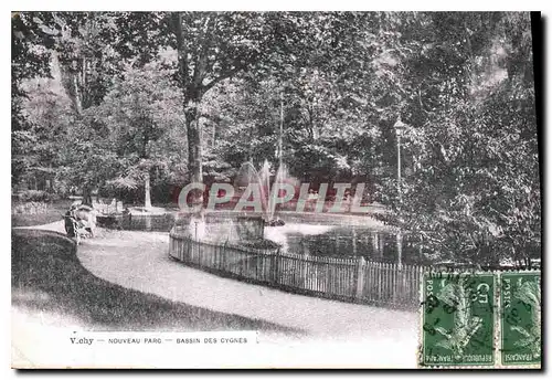 Cartes postales Vichy Nouveau Parc Bassin des Cygnes