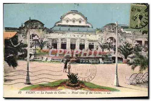 Ansichtskarte AK Vichy La Facade du Casino