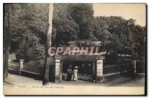 Cartes postales Vichy Entree du Parc des Celestins