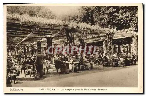 Cartes postales Vichy La Pergola pres le Palais des Sources