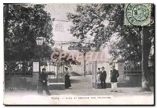 Cartes postales Vichy Parc et Sources des Celestins