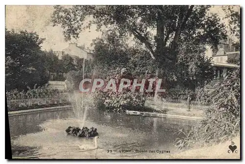 Cartes postales Vichy Basain des Cygnes