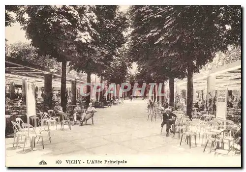 Ansichtskarte AK Vichy L'Allee Principale