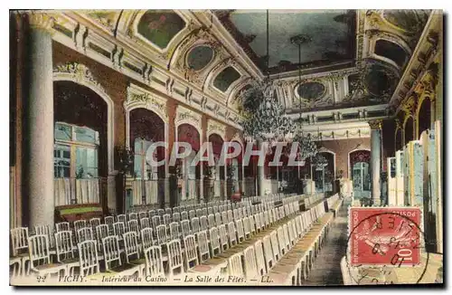 Cartes postales Vichy Interieur du Casino La Salle des Fetes