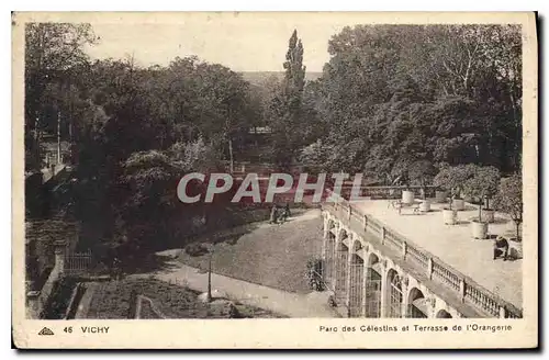 Ansichtskarte AK Vichi Parc des Celestins et Terrasse de l'Orangerie