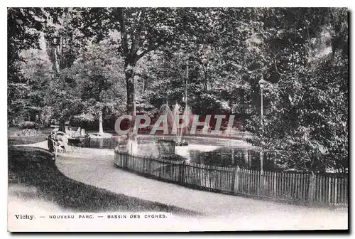 Cartes postales Vichy Nouveau Parc Bassin des Cygnes