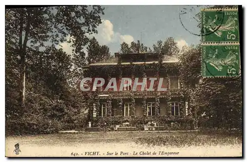 Ansichtskarte AK Vichy Sur Le Parc Le Chalet de l'Empereur