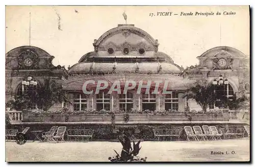 Ansichtskarte AK Vichy Facade Principale du Casino