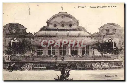 Cartes postales Vichy Facade Principale du Casino