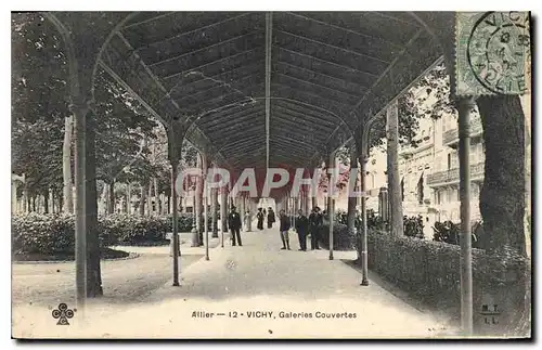 Ansichtskarte AK Allier Vichy Galeries Couvertes