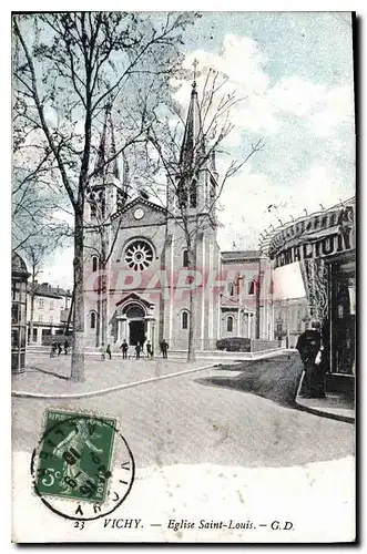 Cartes postales Vichy Eglise St Louis