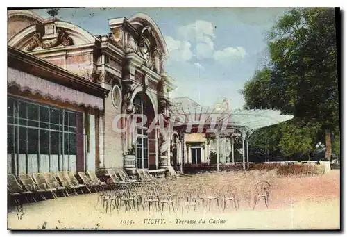 Cartes postales Vichy Terrasse du Casino