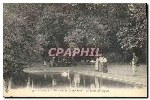 Ansichtskarte AK Vichy Un coin du Grand Parc Le Bassin des Cygnes