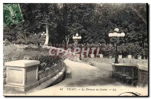 Ansichtskarte AK Vichy La Terrasse du Casino